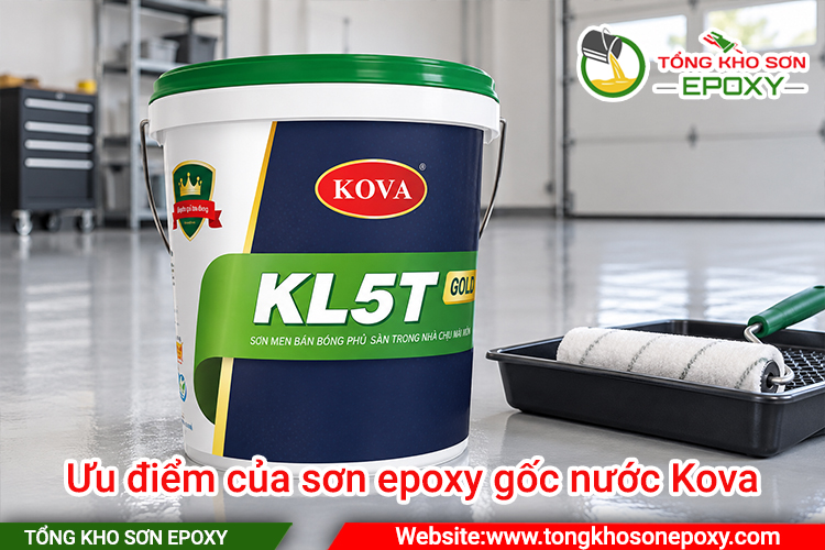 Ưu điểm của sơn epoxy gốc nước Kova