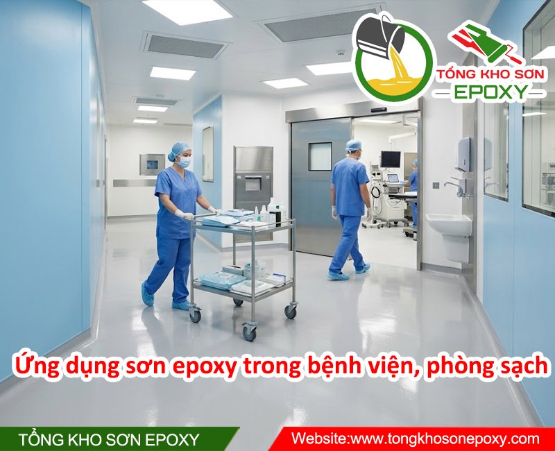 Ứng dụng sơn epoxy trong bệnh viện, phòng sạch